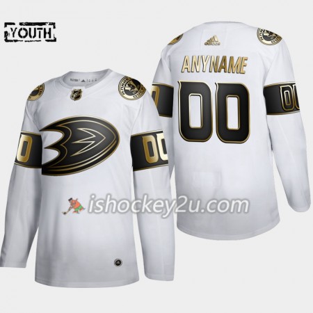 Børn NHL Anaheim Ducks Trøje Tilpasset Adidas 2019-20 Golden Edition Hvid Authentic Børn NHL Anaheim Ducks Trøje Tilpasset Adidas 2019-20 Golden Edition Hvid Authentic